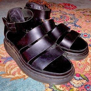 Doc Martin platform sandals